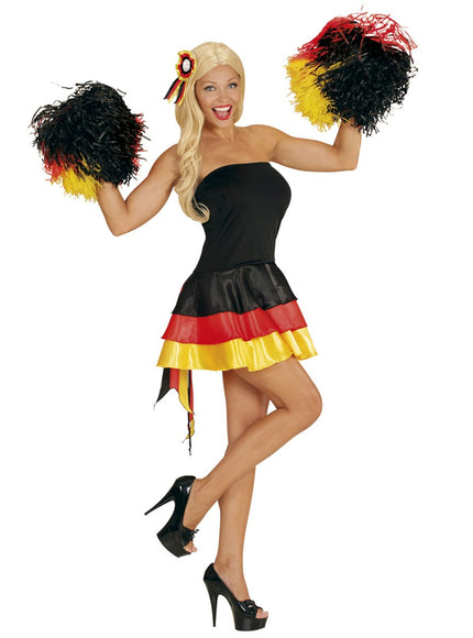Robe pompom girl Allemagne femme