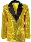 Veste dorée à paillettes homme grande taille