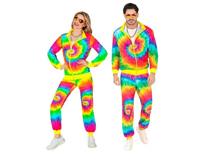 déguisement survêtement fluo neon psychédélique adulte taille xl