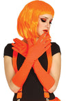 Gants longs oranges