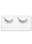 Faux-cils noirs croisés avec colle