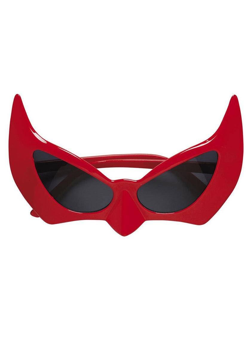 Lunettes de diable rouges