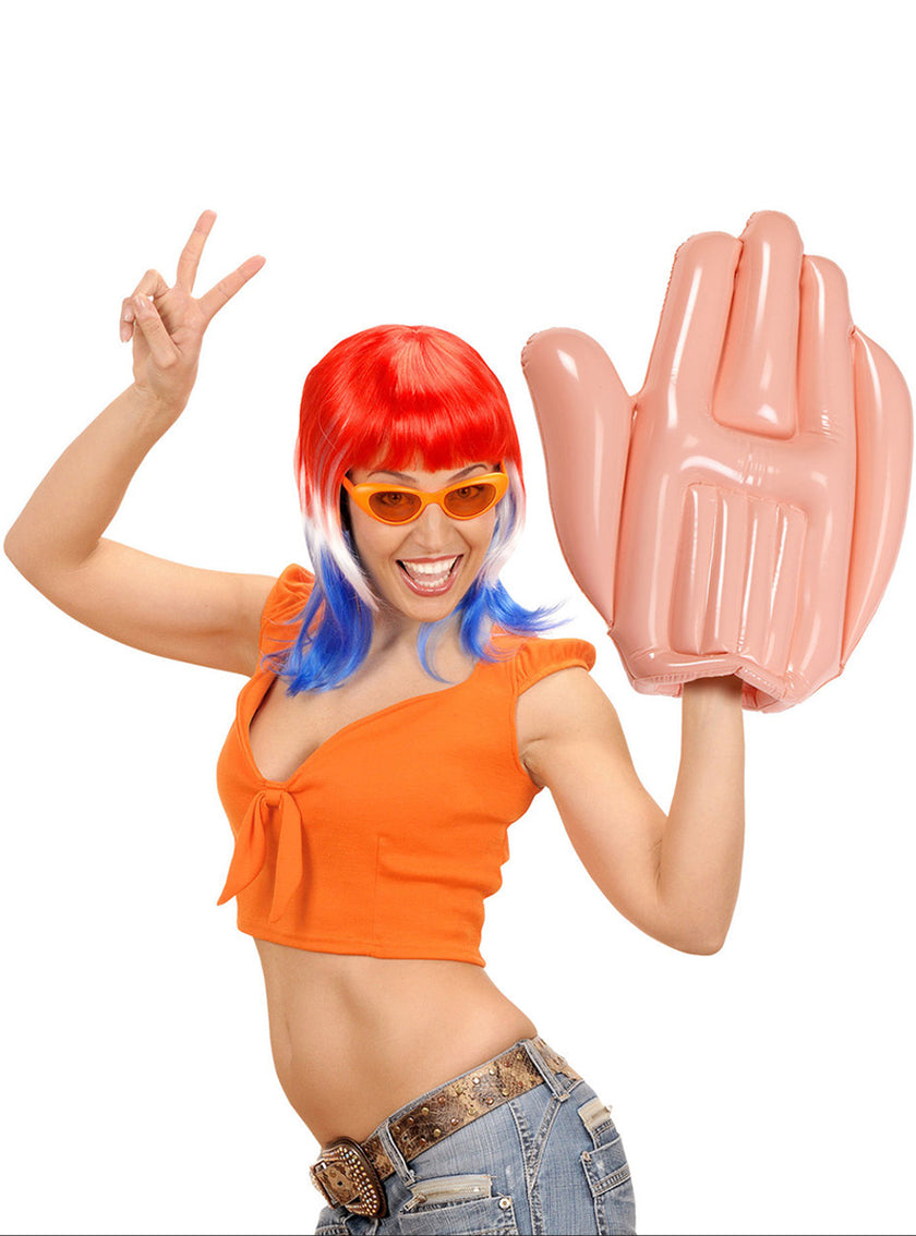 Main géante gonflable