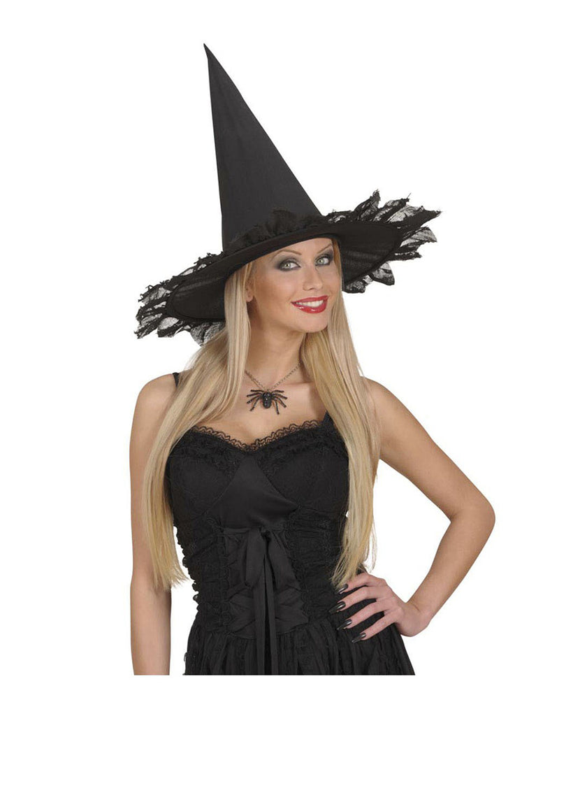 Collier avec araignée en strass