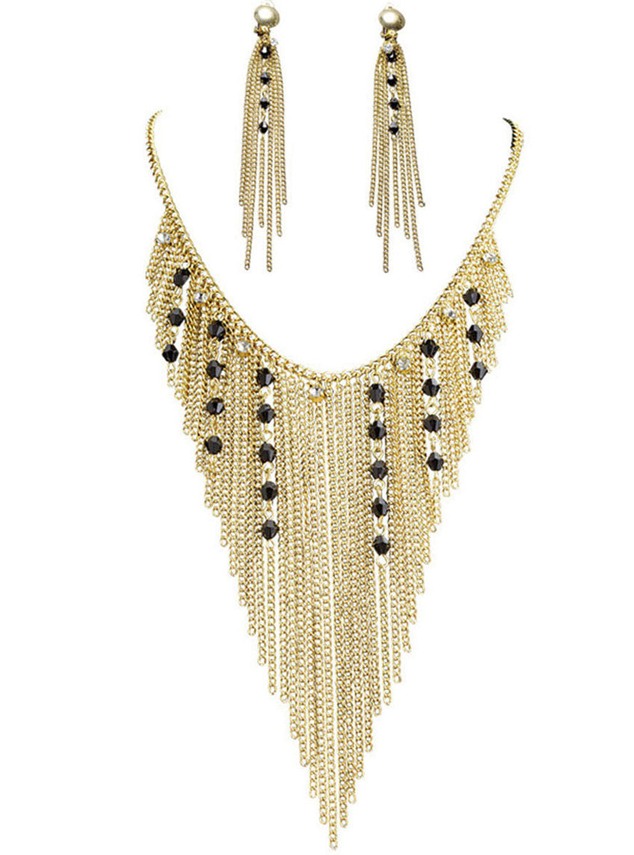 Boucles et collier déesse égyptienne femme