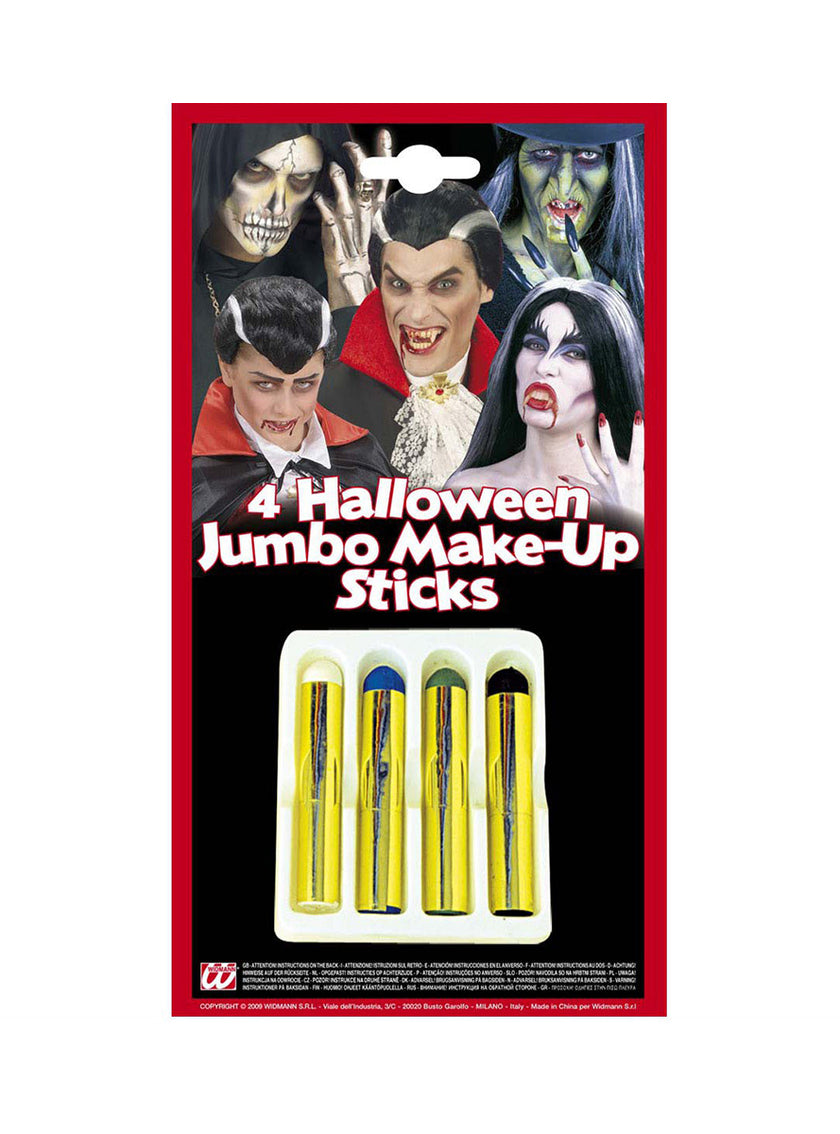Ensemble de 4 barres de maquillage Halloween