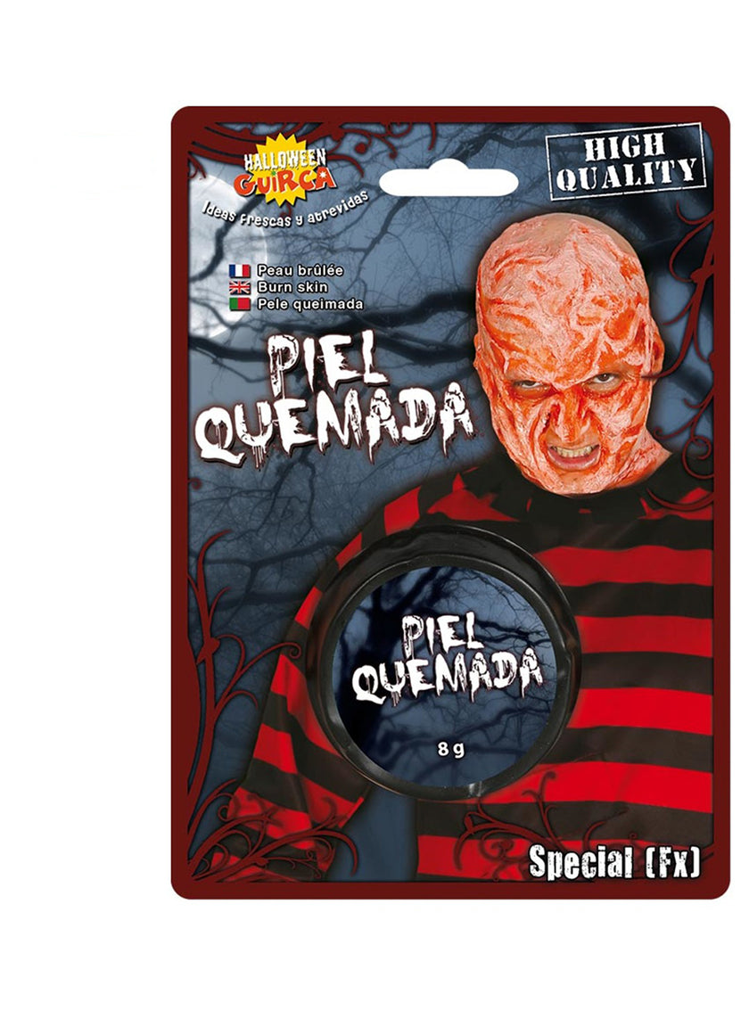 Maquillage peau brulée