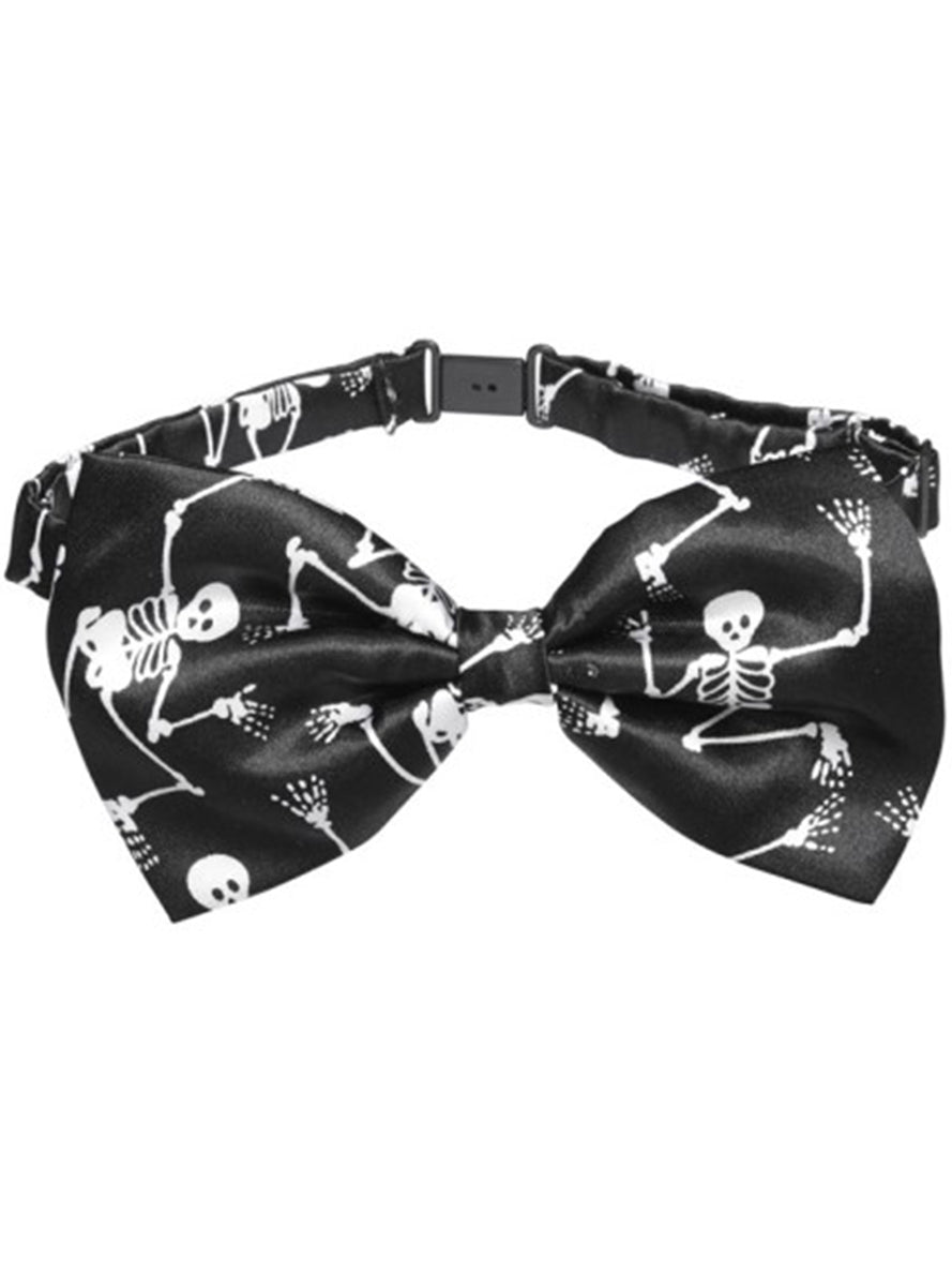 Noeud papillon tête de mort et squelettes