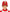 Chapeau majorette rouge enfant