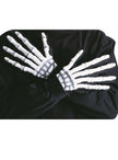 Gants de squelette avec reliefs fluorescents