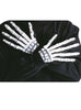 Gants de squelette avec reliefs fluorescents