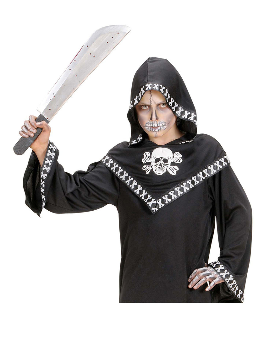 Machette ensanglantée