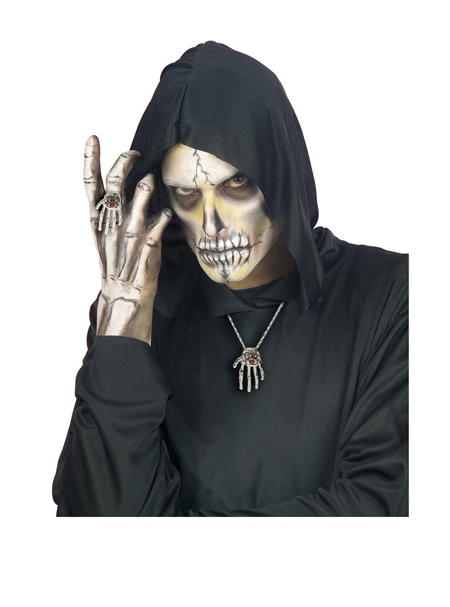 Anneau main de squelette