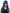 Perruque bleue longue femme