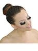 Faux-cils noirs en dentelle