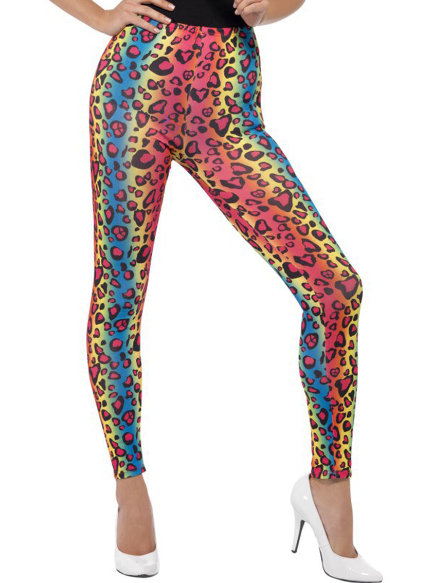 Leggings léopard couleurs femme