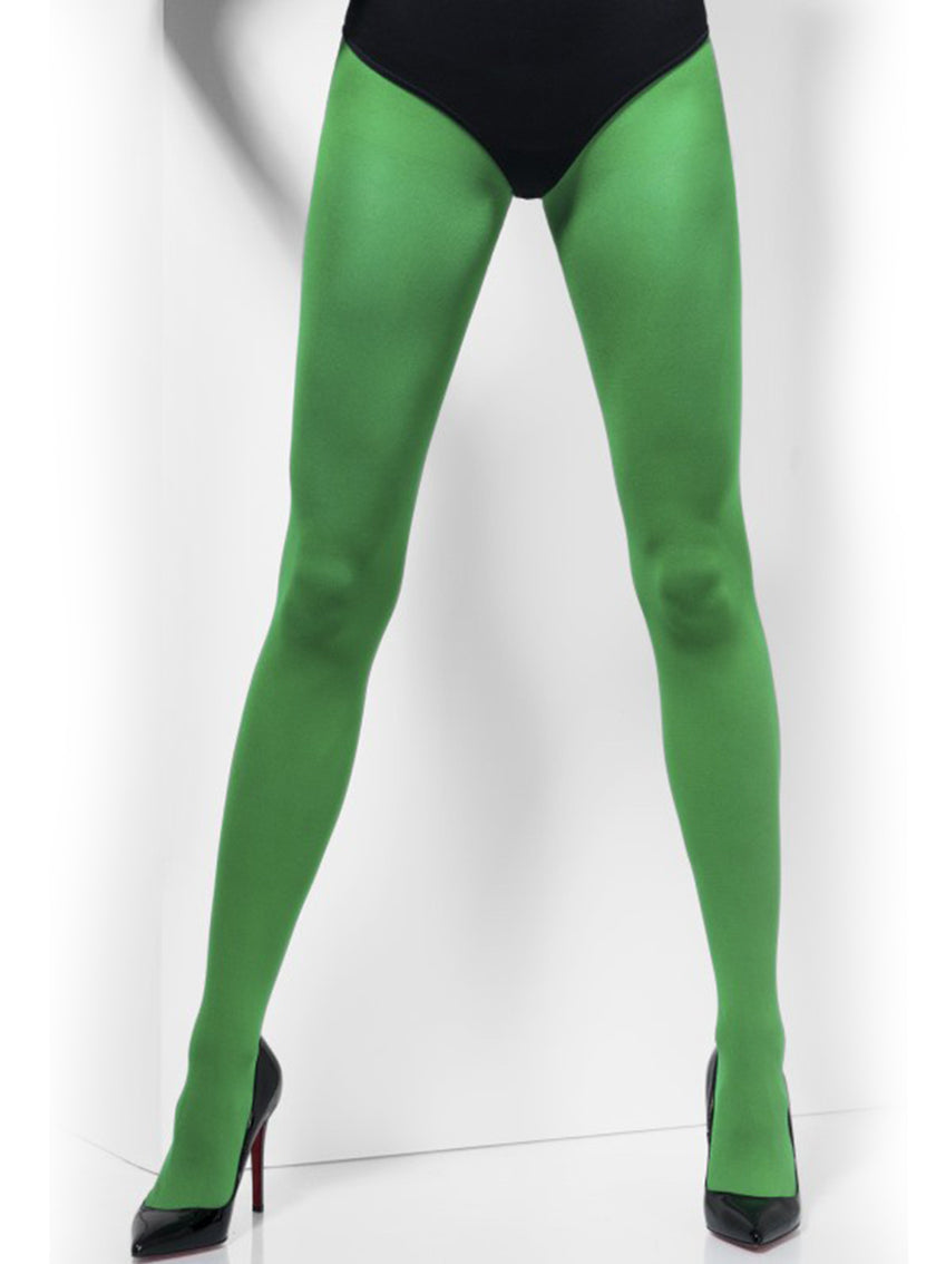 Collants verts opaques