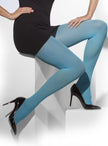 Collants opaques bleu