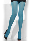 Collants opaques bleu