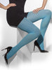 Collants opaques bleu