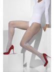 Collants résille blanc pour déguisement