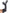 Gants noir effet cuir