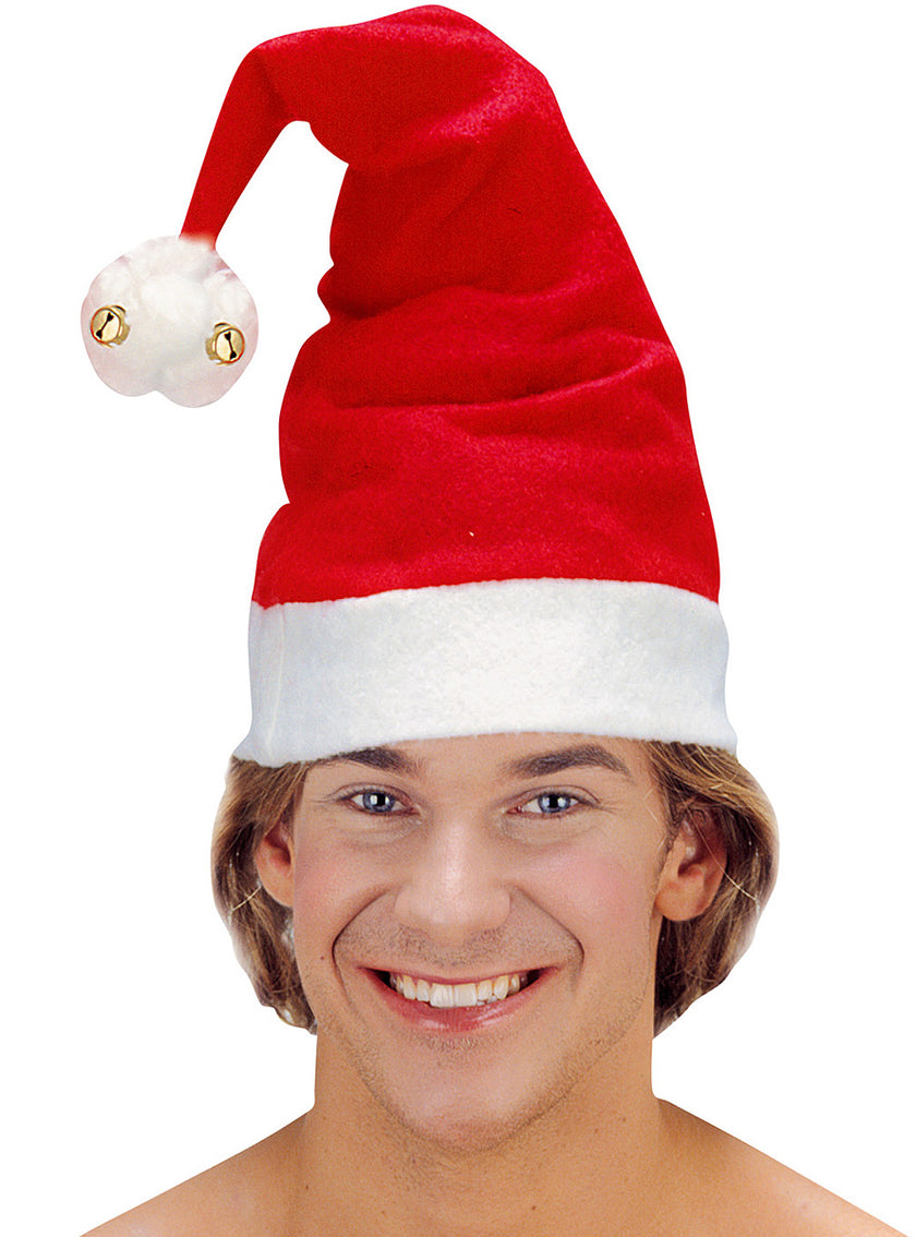 Bonnet de Père Noël avec clochettes