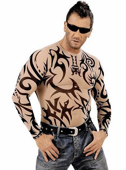 T-shirt tatouages tribal homme