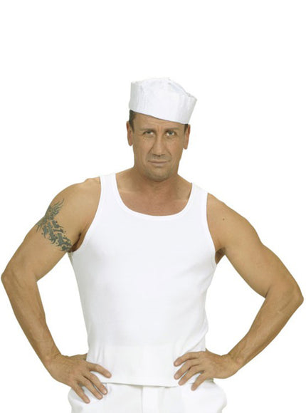 T-shirt blanc débardeur