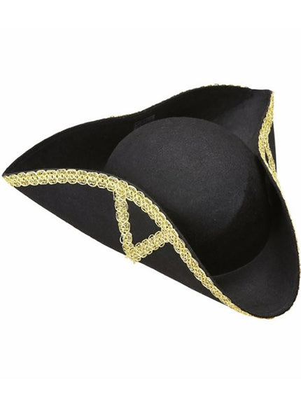 Tricorne noir de général