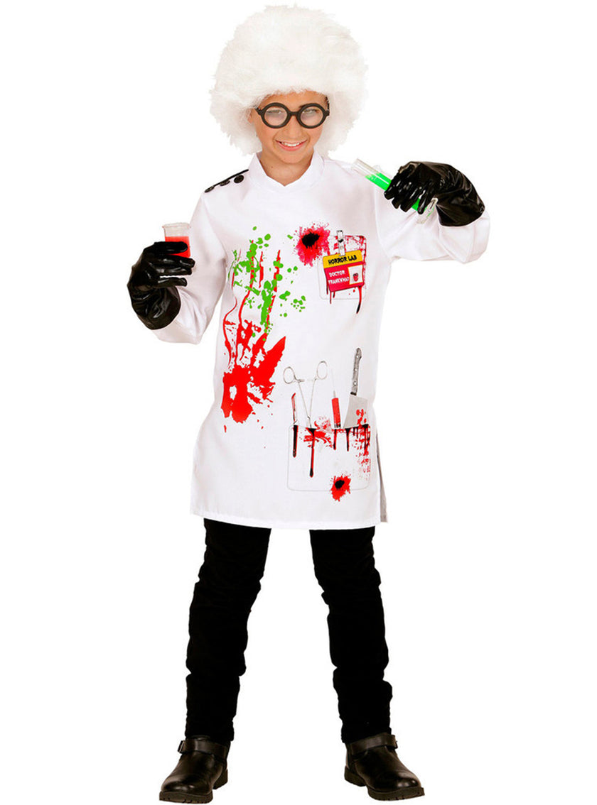 Déguisement scientifique fou enfant