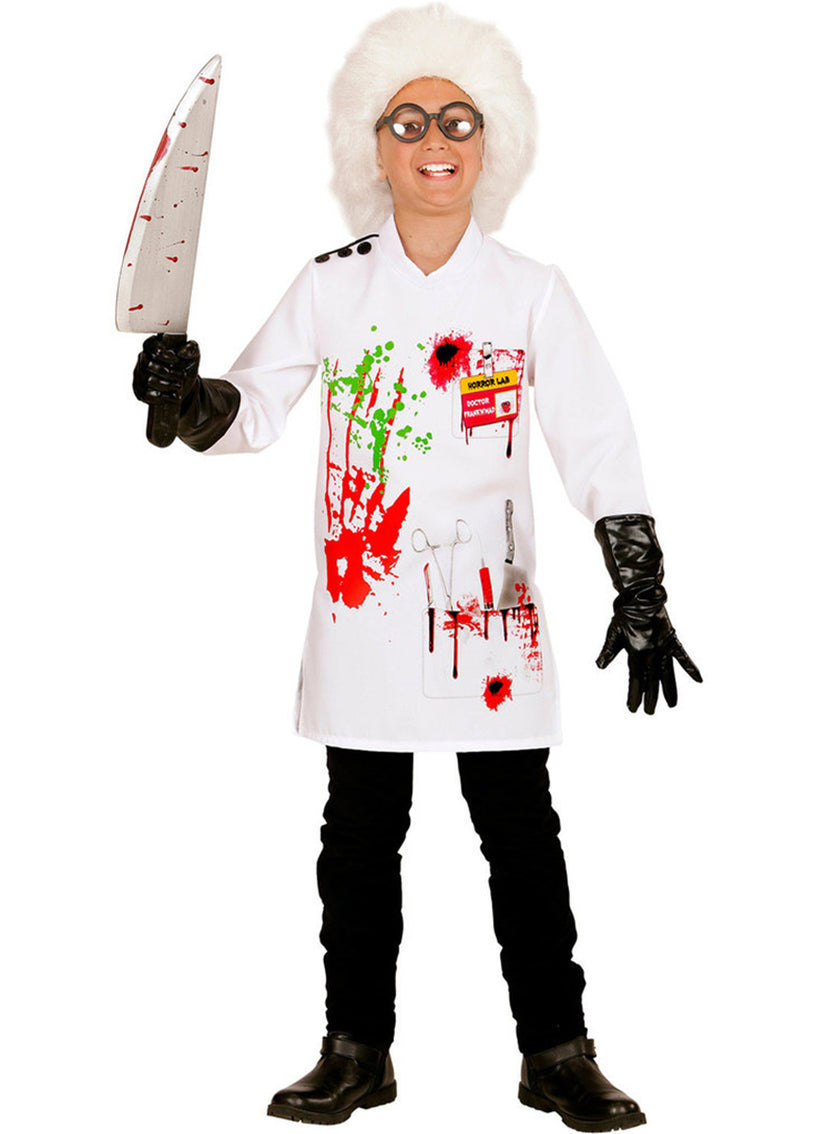 Déguisement scientifique fou enfant