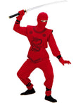 Déguisement ninja dragon rouge enfant
