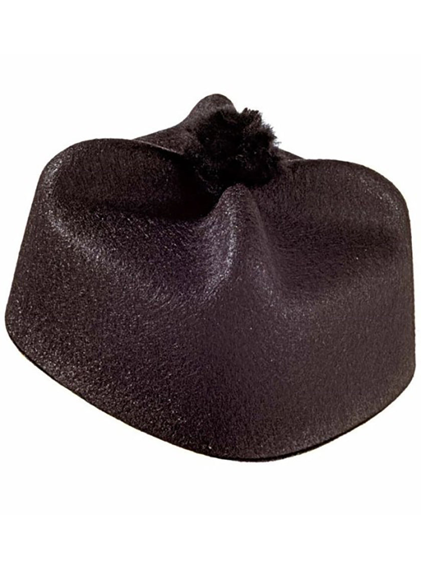 Chapeau curé de la paroisse noir