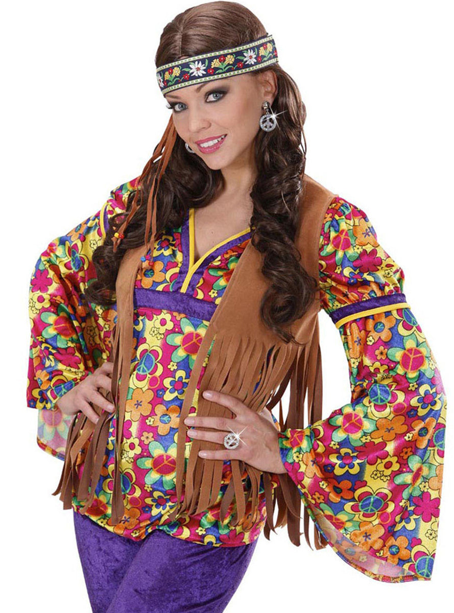 Boucles d'oreilles Peace brillant adulte