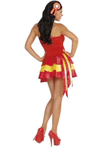 Déguisement pompon girl espagnole femme