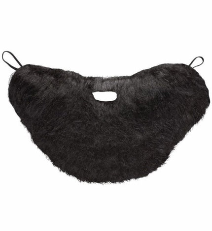 Barbe touffue blonde avec moustache