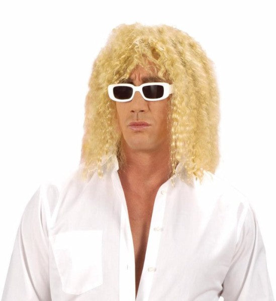 Lunettes blanches rectangulaires