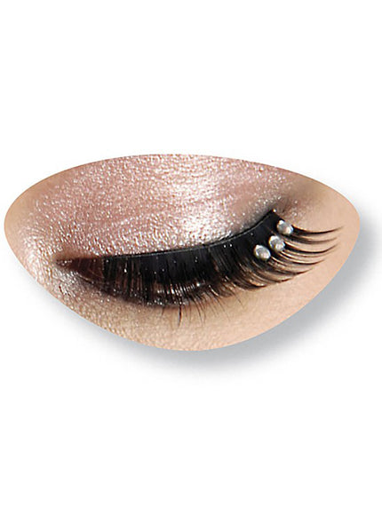 Faux Cils noirs avec strass