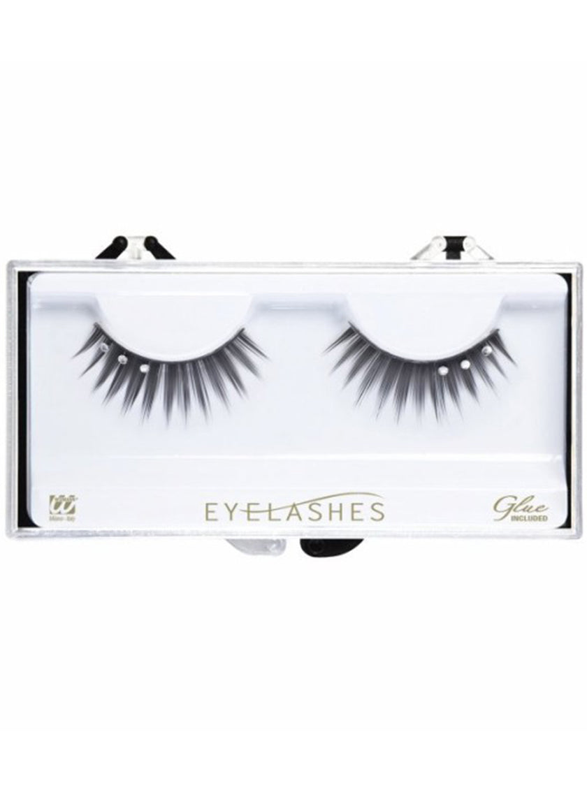 Faux Cils noirs avec strass