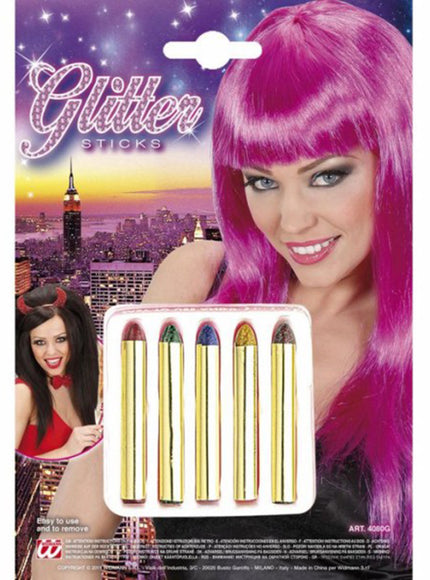 Mini crayons maquillage pailletés