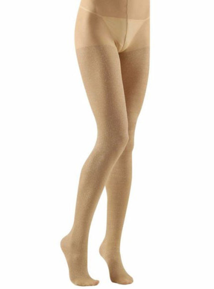 Collants à paillettes doré