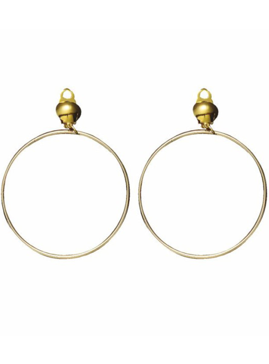 Boucles d'oreilles créoles dorées