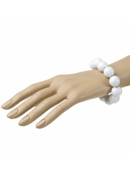 Bracelet blanc année 70