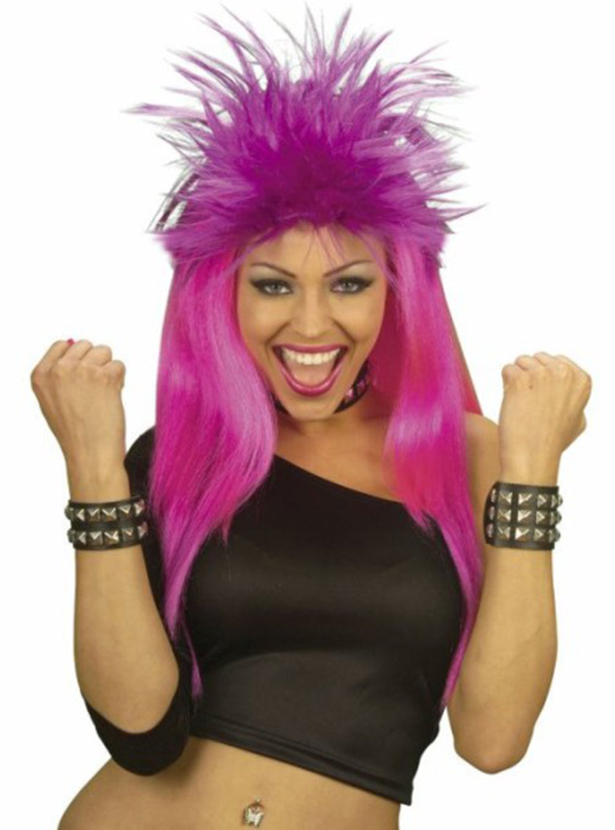 Bracelet effet cuir à clous