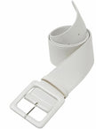 Ceinture vinyle blanche