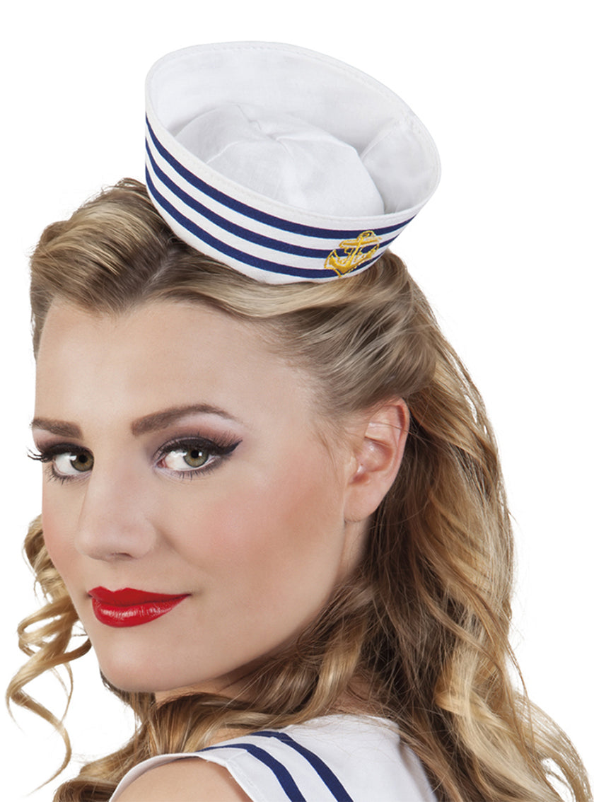 Mini chapeau marin femme