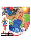 Robe pompom girl France femme