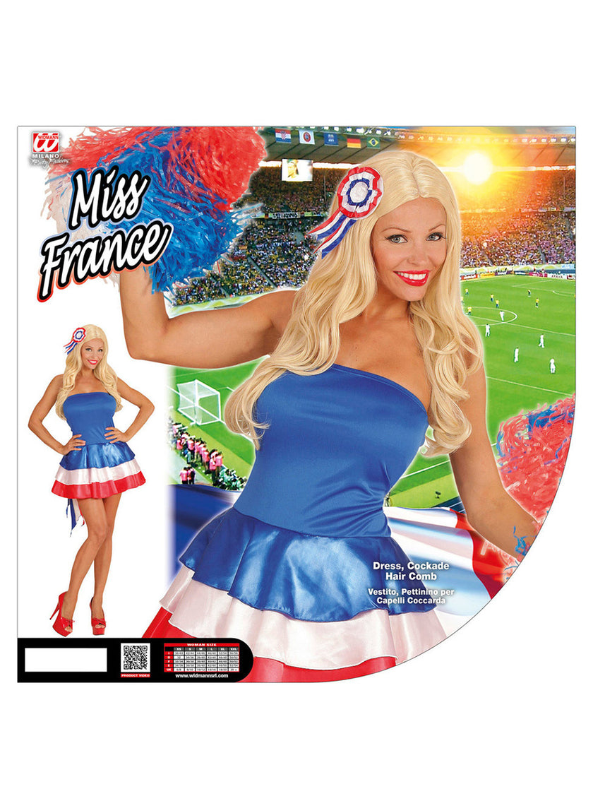 Robe pompom girl France femme
