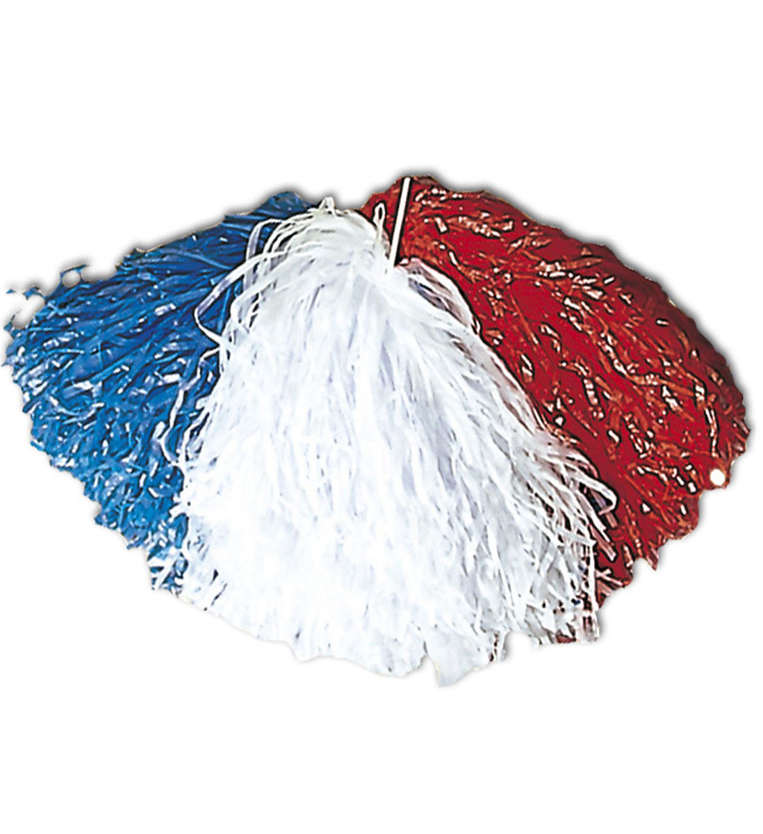 Pompon bleu, blanc et rouge
